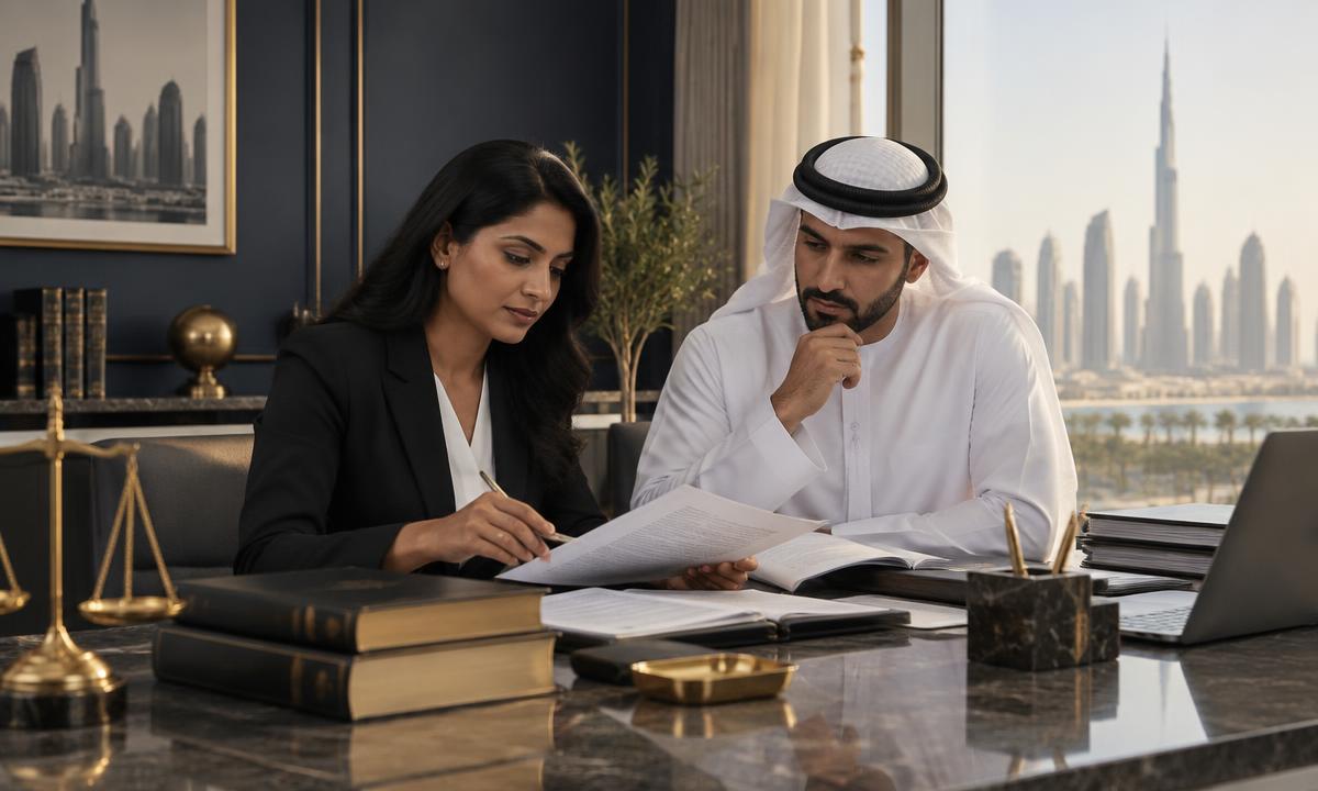 Lawyers preparing a legal strategy